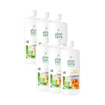 Produktbild vom LR Aloe Vera Drinking Gel Honey Sixpack