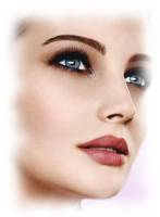 Foto einer Frau mit schönen Augen durch LR Augen Make-Up Produkte