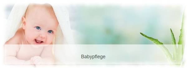 Teaser-Foto mit Baby stellvertretend für die beste Babypflege für Dein Kind mit hohen Aloe Vera Anteilen und Bio-Calendula-Extrakt