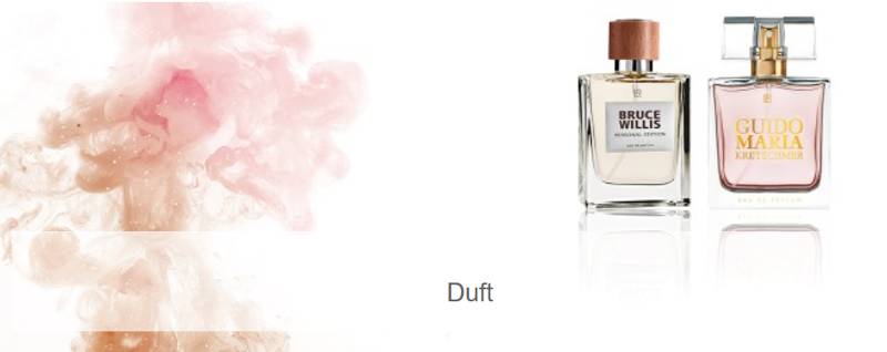 Bild mit verschiedenen LR Parfums bzw. Düften zum Thema LR Kosmetik Erfahrungen