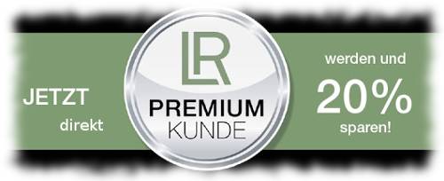 Bild mit Banner zum Thema LR Premiumkunde werden